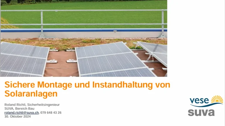 Absturzsicherungen für PV-Anlagen