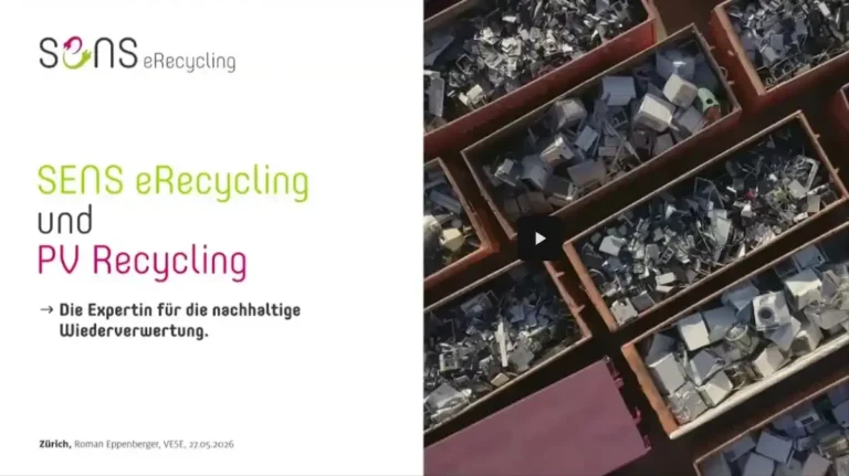 27. Mai 2026: Recycling von PV-Modulen – Prozess und technischer Stand